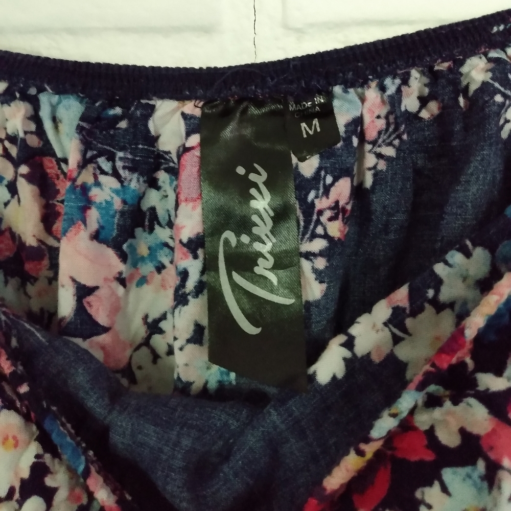 Trixxi Strapless High Low Floral Dress - Picture 8 of 8